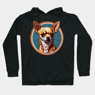 Chihuahua Embroidered Patch Hoodie